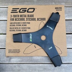 EGO ABB1203 3-Tooth Metal Brush Cutter Blade for BCX3800 STX3800 BC3800
